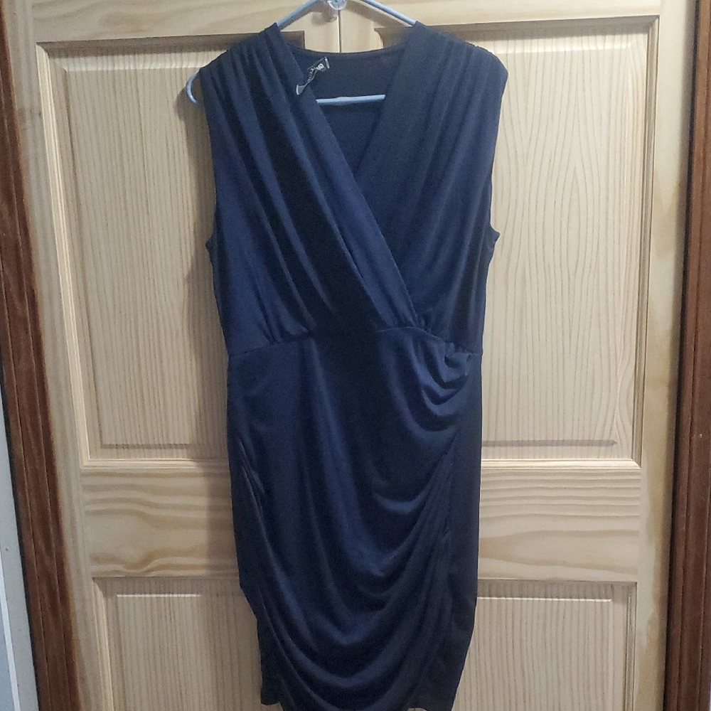 Grace Karin Deep Blue Midi Dress